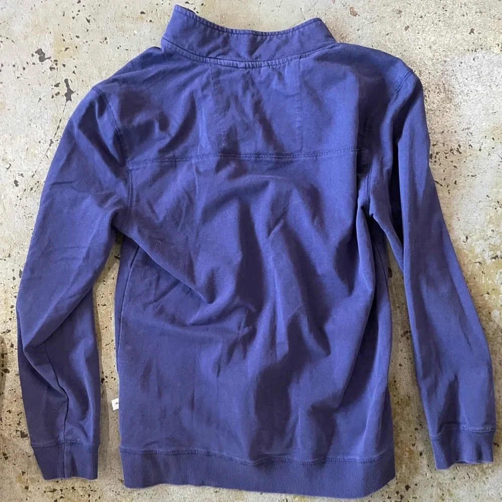Tommy Bahama Boy’s Cotton Blend Quarter-Zip Pullover in Navy Blue Size XXL